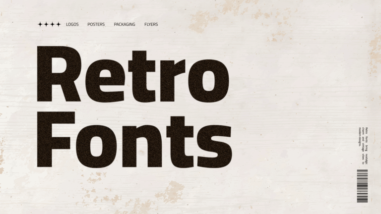 Free retro fonts