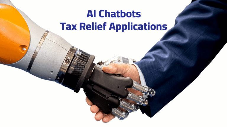 AI chatbots tax relief applications