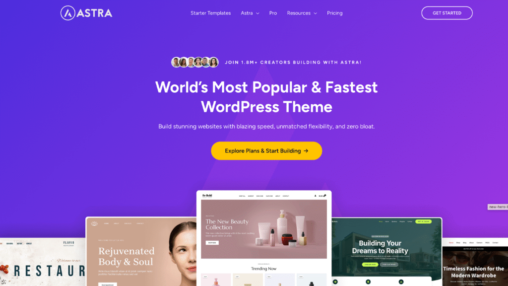 Astra Theme – Popular but Still Fast