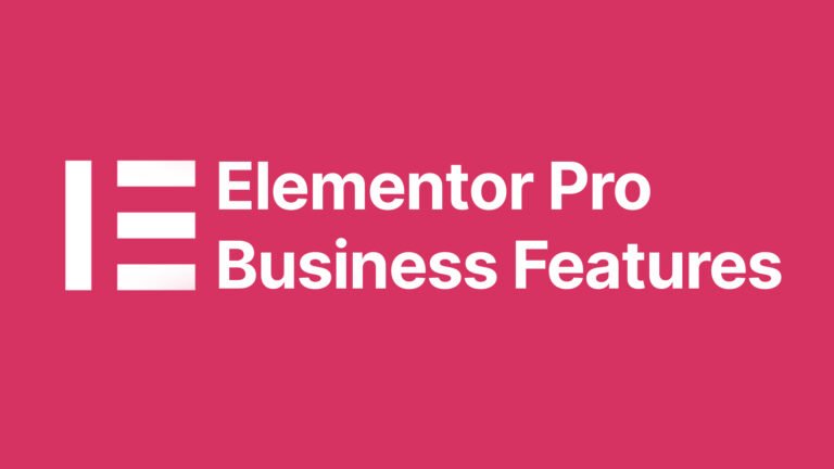 elementor pro business features