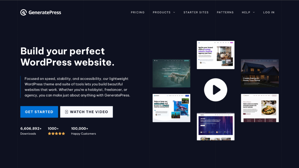 generatepress theme