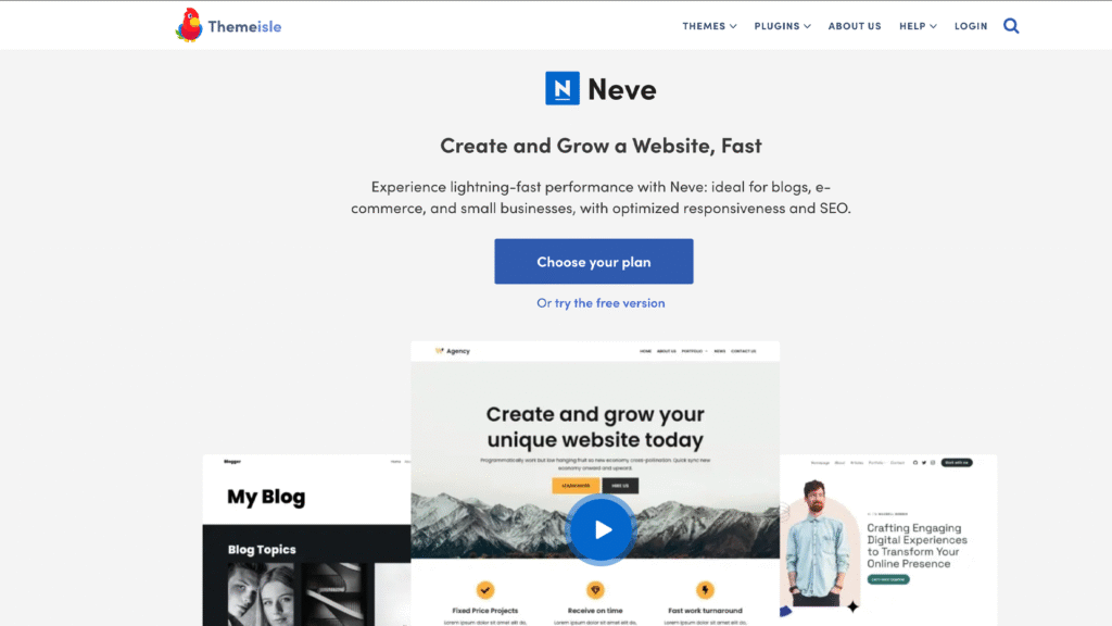 Neve – Lightweight Multipurpose Theme