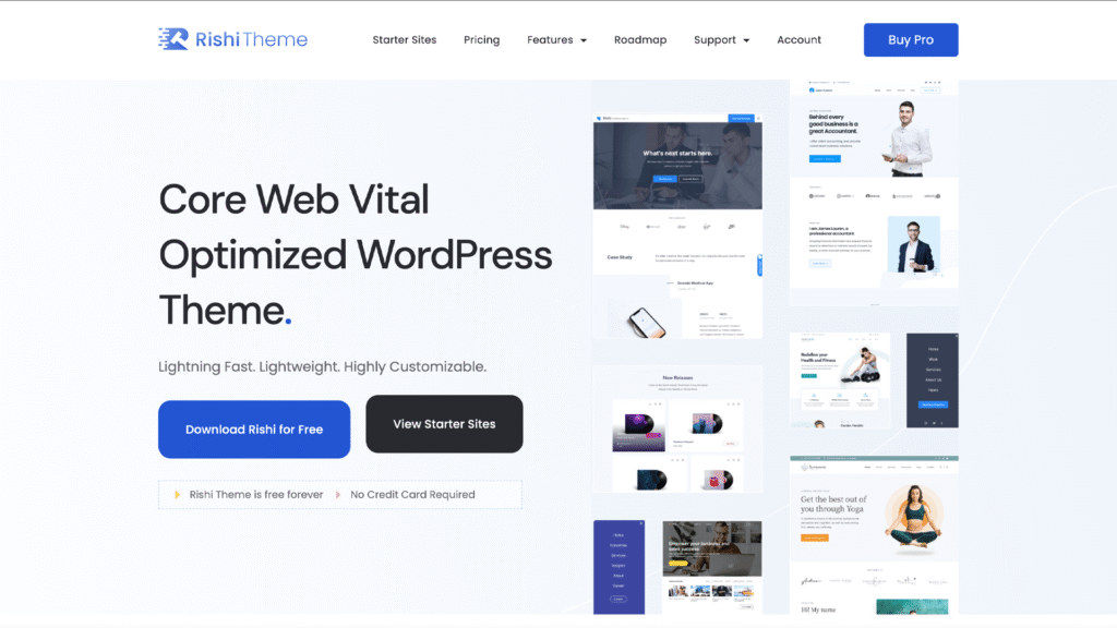 Rishi Theme – Ultra Lightweight and SEO-Friendly