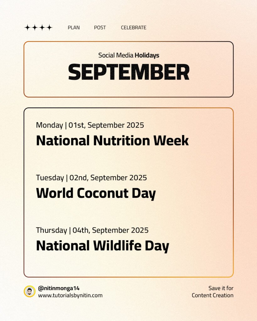 September 2025 Calendar with Holidays 1st week