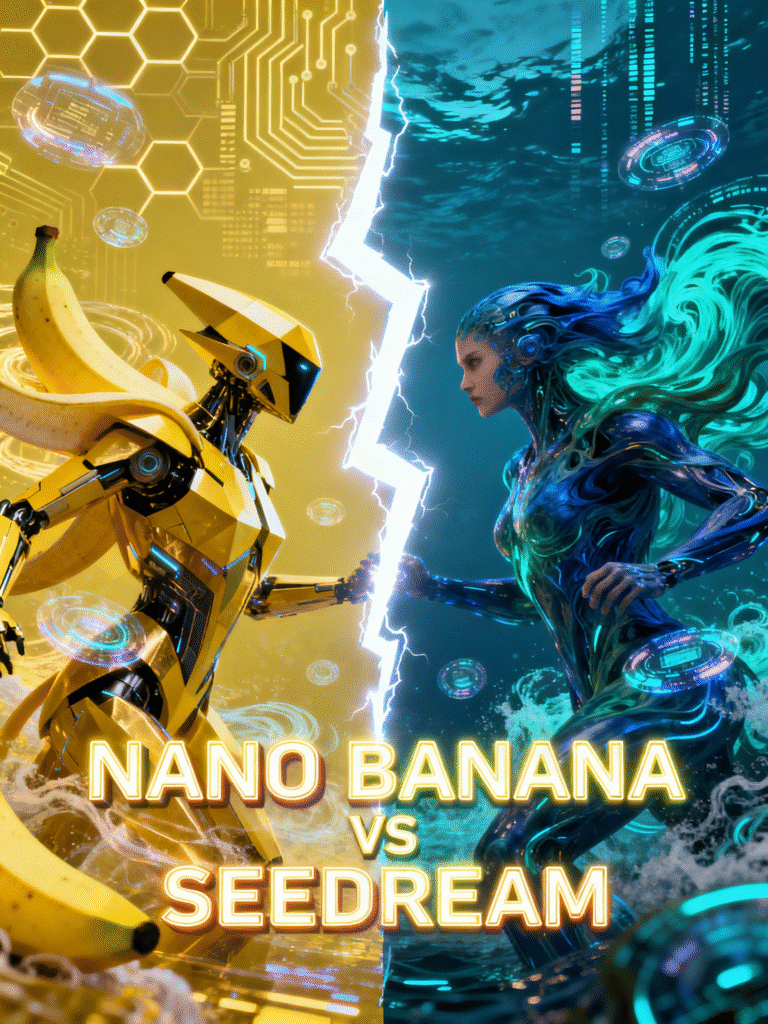 Nano Banana vs Seedream AI Nano Banana vs Seedream AI