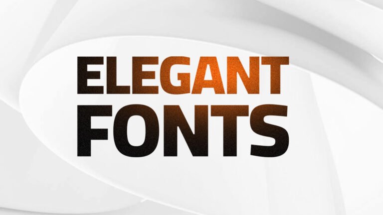 Elegant Fonts Free Download