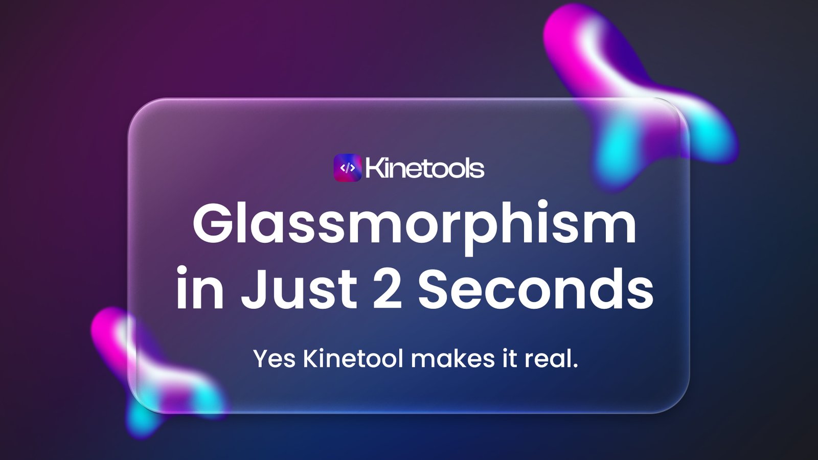 Create Modern UI with Glassmorphism Effects