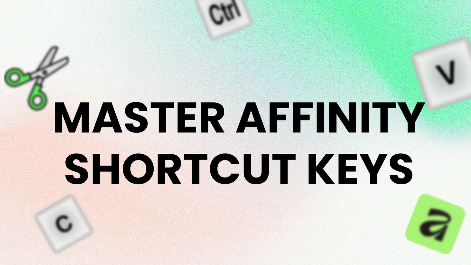 Affinity shortcut keys