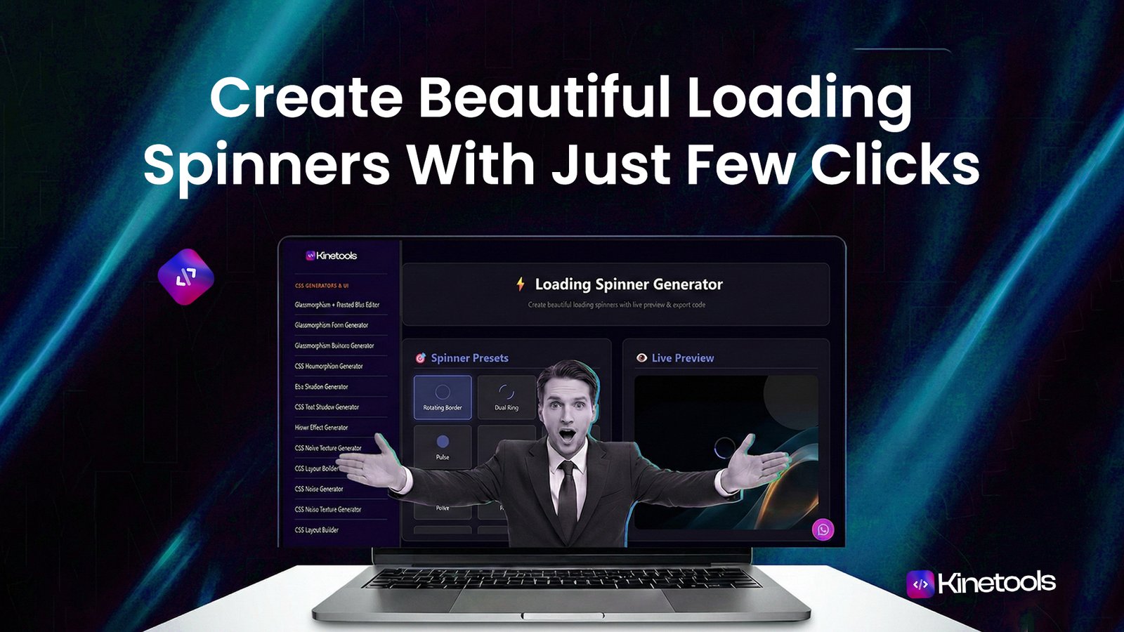 loading spinner generator