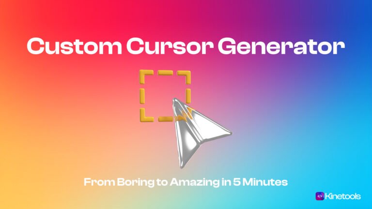 Custom Cursor Generator