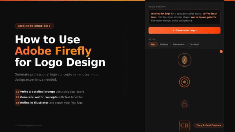 Adobe Firefly for logo design