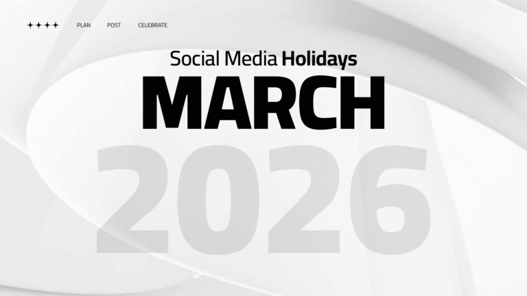March 2026 Social Media Holidays