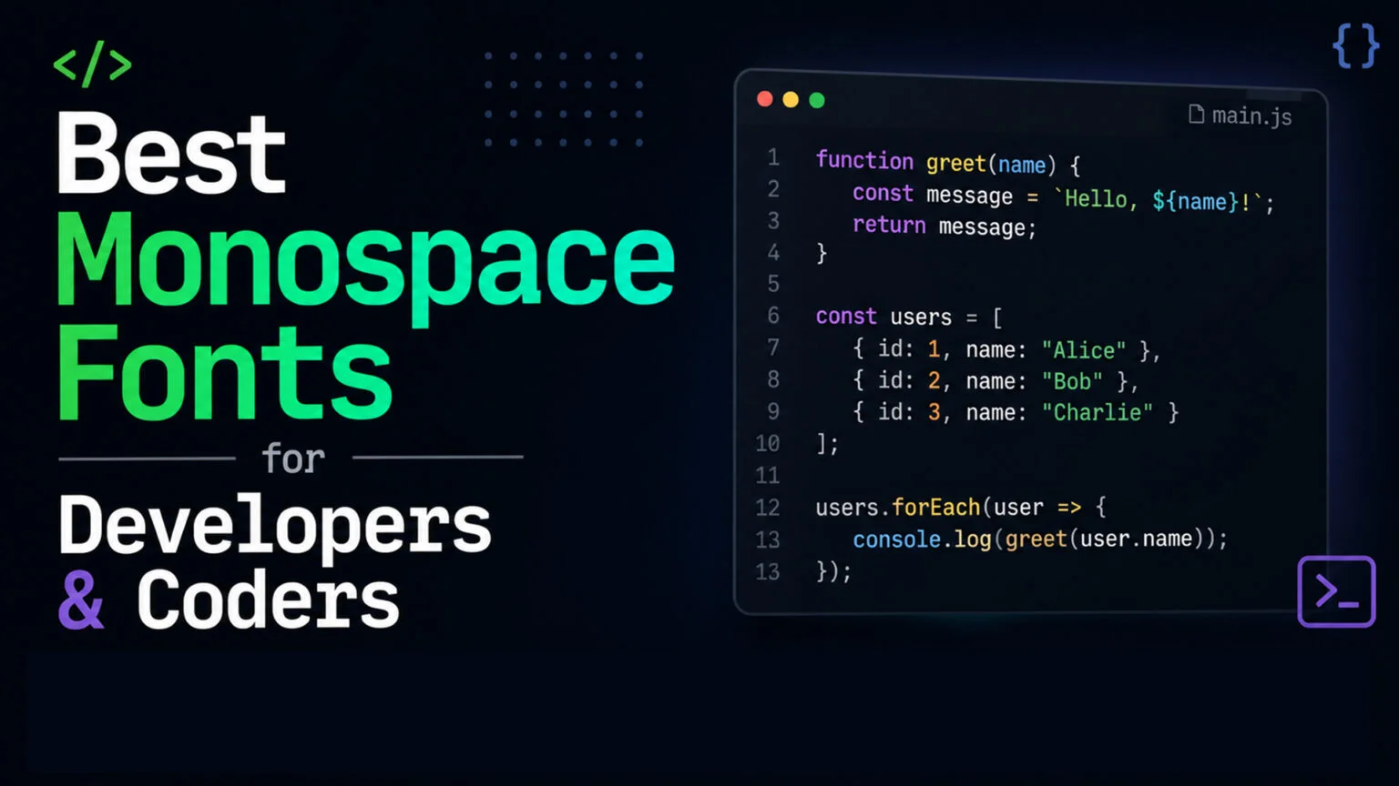 Best Monospace Fonts For Developers & Coders - Tutorials By Nitin