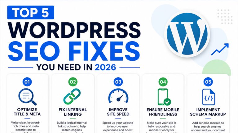 Top 5 WordPress SEO Fixes You Need in 2026