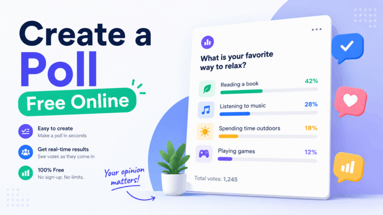 create a poll