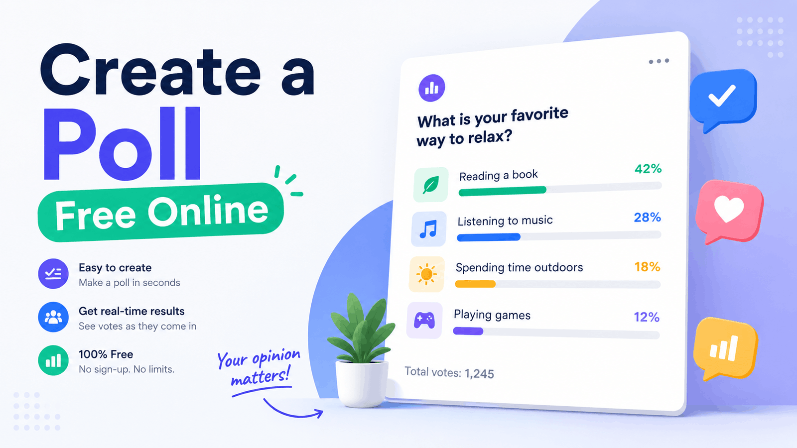 create a poll