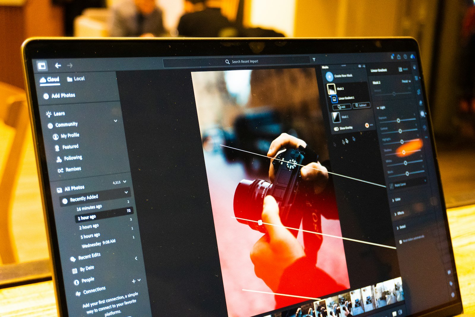Photoshop Generative Fill AI models shown in photo editing software
