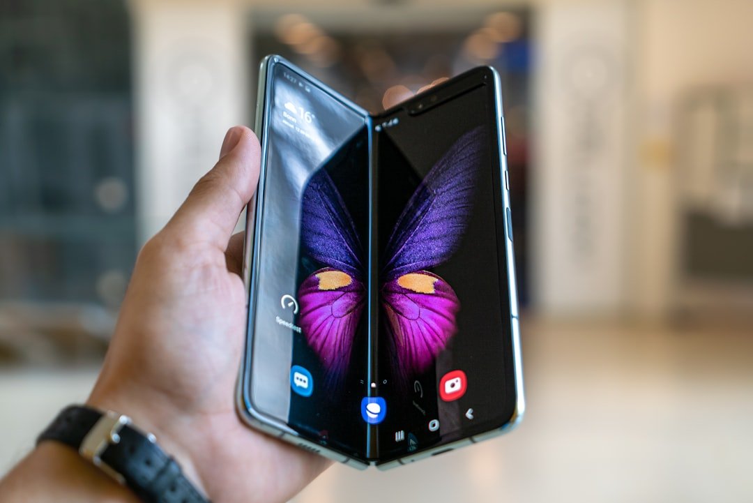 iPhone Ultra foldable phone closed showing folded design
