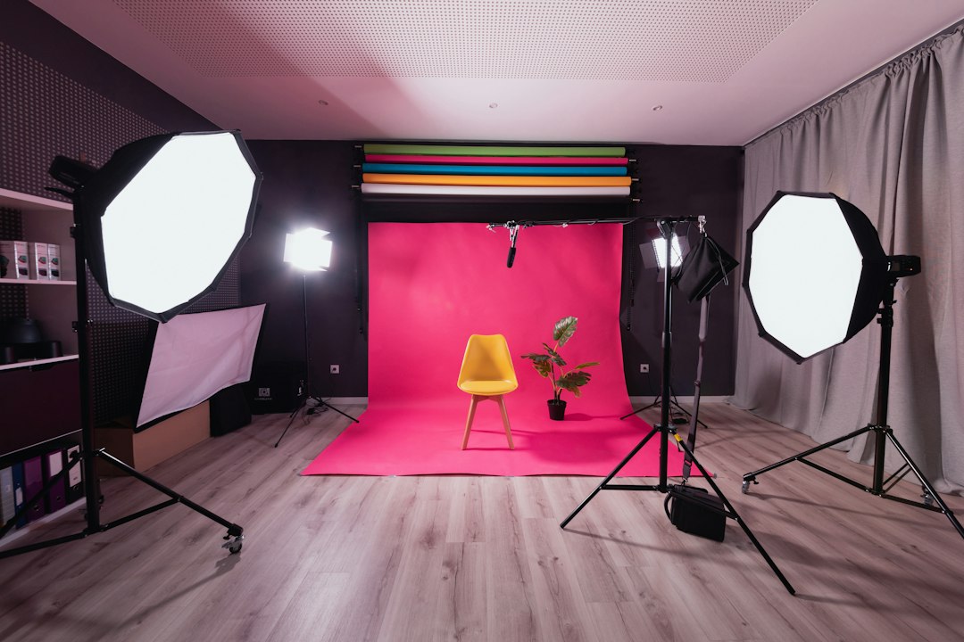 AI content creation pipeline Video production studio used in an AI content creation pipeline for rendering visuals