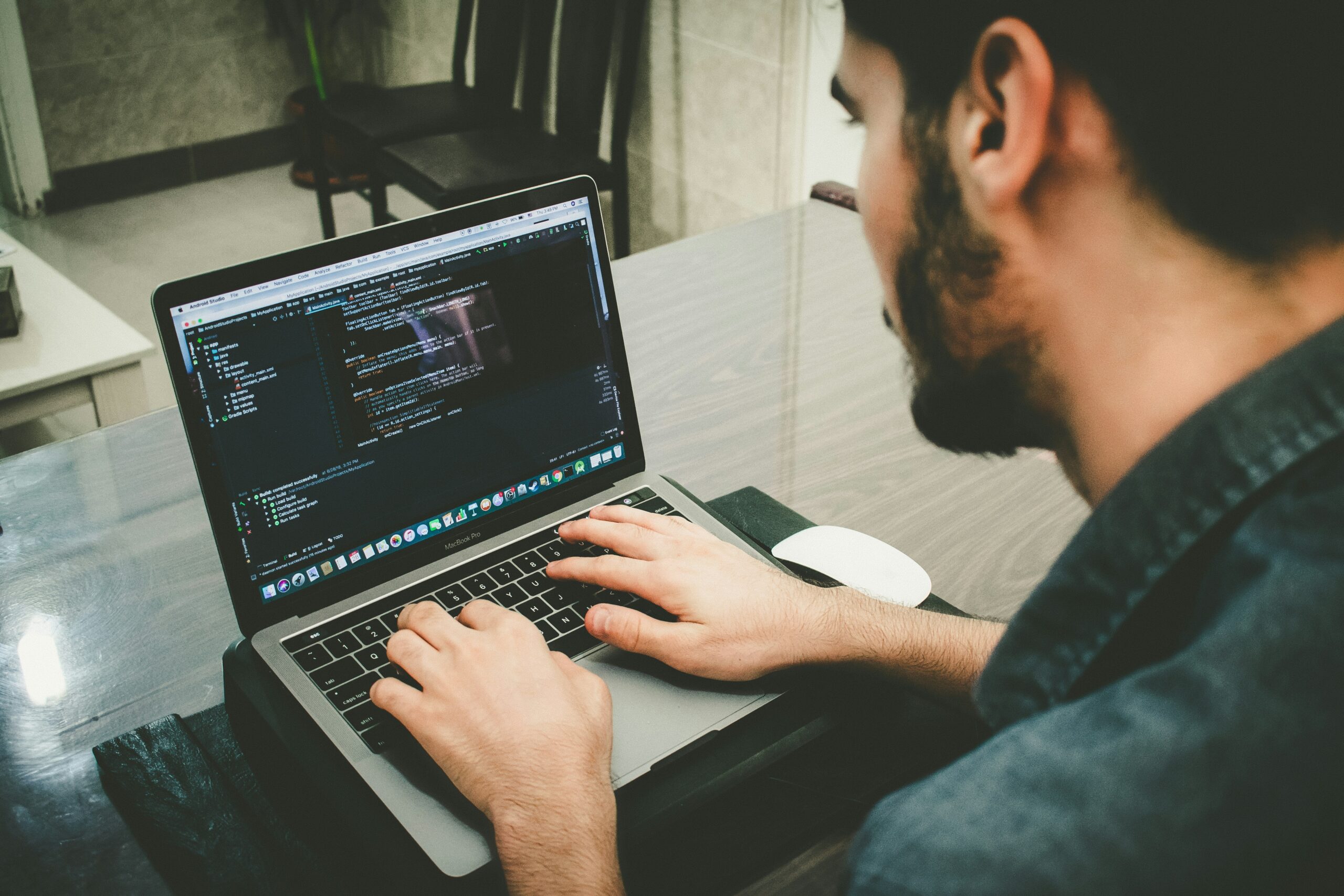 Developer editing llms.txt file to add llms.txt to WordPress site root