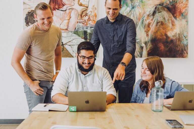 Design team using the Illustrator Projects Feature to collaborate in Creative Cloud