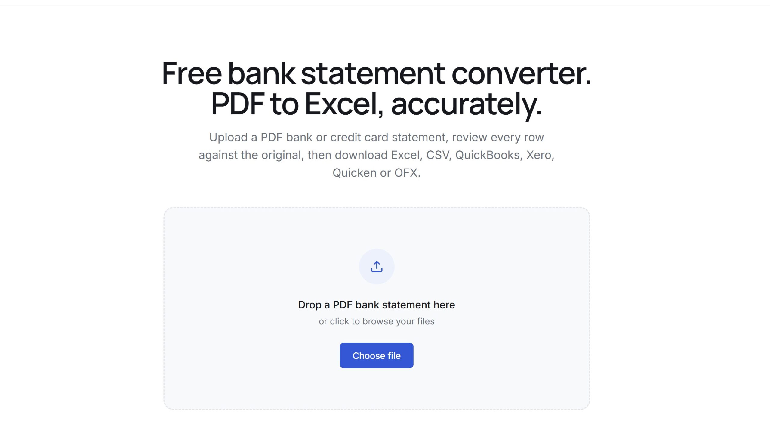 bank statement converter